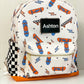 Personalized Retro Skateboard Backpack for Boys