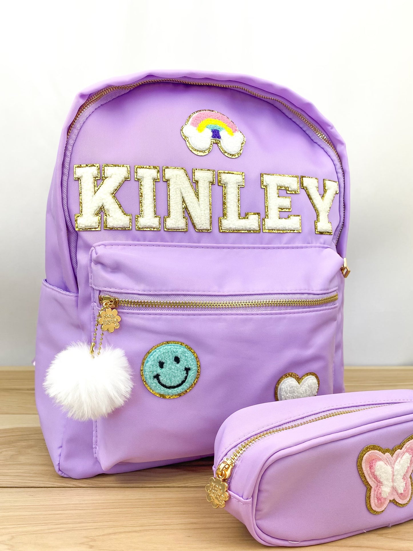 Custom Backpack with Patches for Girls