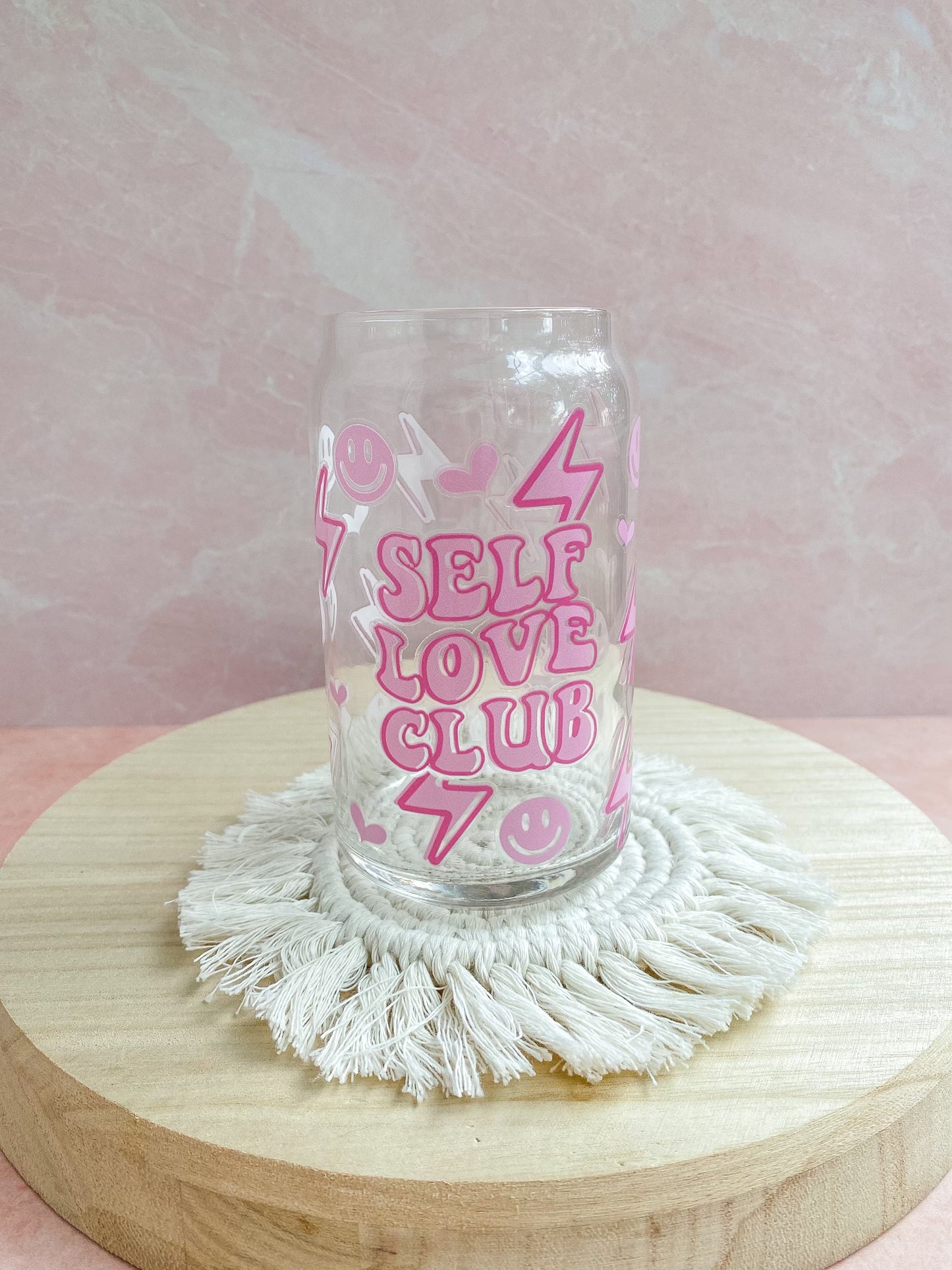 Self Love Club Glass Cup