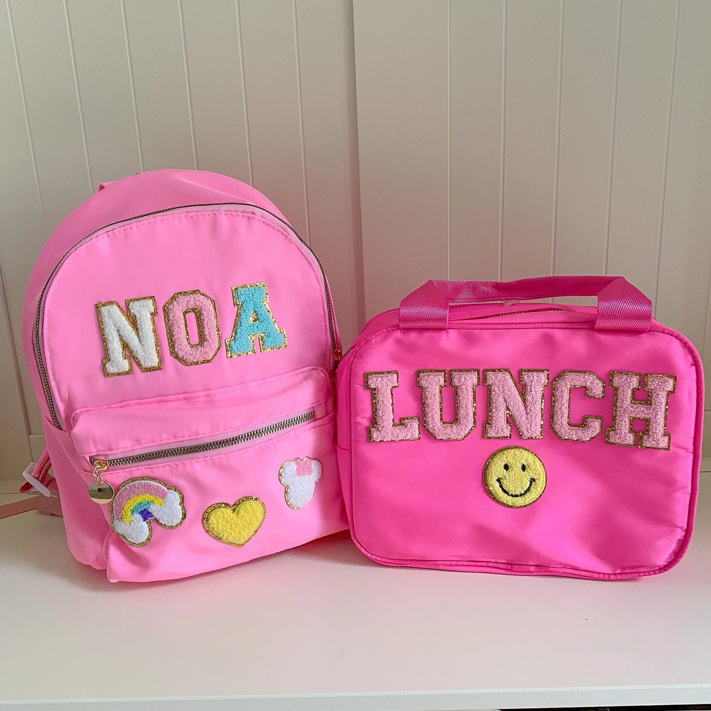 Custom Lunch Box with Patches