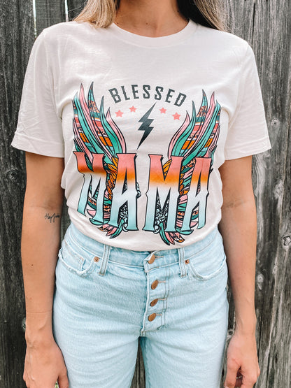 Blessed Mama Mini Shirt, Mom Daughter Shirts, Mama Daughter Shirt, Mother’s Day Gift, Mom Daughter Gift, Matching Shirts