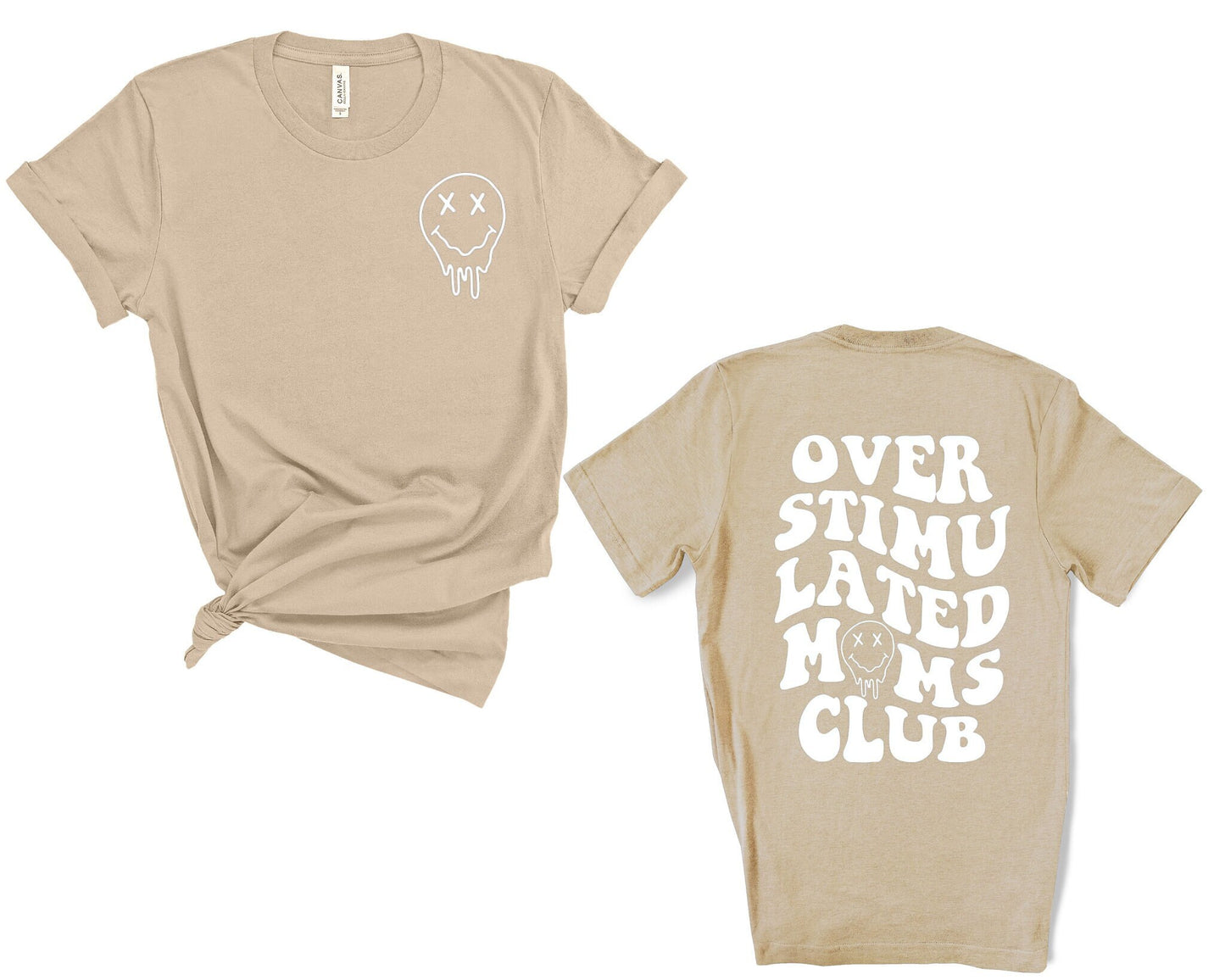 Overstimulated Moms Club Shirt, Mama Shirts, Trendy Mom Shirts, Mother’s Day Gift, Gift for Mom, Retro Mom Shirt