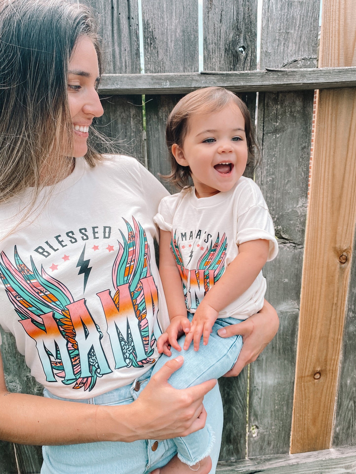 Blessed Mama Mini Shirt, Mom Daughter Shirts, Mama Daughter Shirt, Mother’s Day Gift, Mom Daughter Gift, Matching Shirts