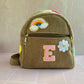 Custom Mini Corduroy Backpack with Patches