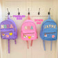 Bella Glitter Patch Custom Backpack Mini