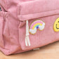 Custom Corduroy Backpack with Patches for Girls