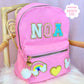 Toddler Custom Backpack with Patches for Girls