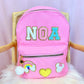 Toddler Custom Backpack with Patches for Girls