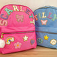 Custom Backpack with Patches for Girls Large