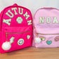 Custom Backpack with Patches for Girls