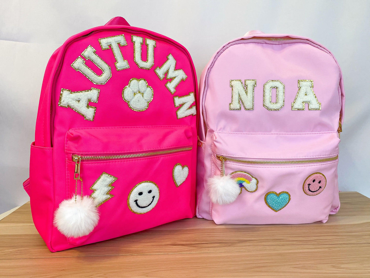 Custom Backpack with Patches for Girls